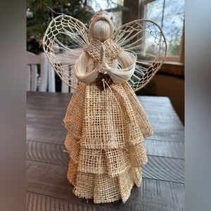 Rustic - Farm Stand Angel Tree Topper or Christmas Decor